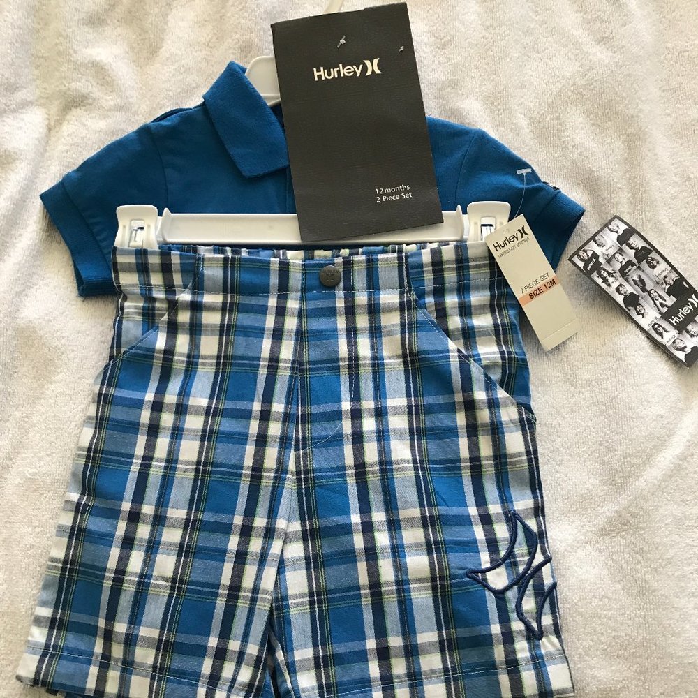 Hurley Baby two piece set